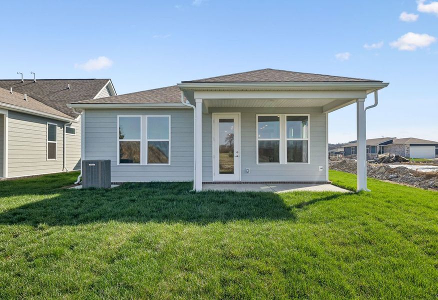 Exterior details and patio area of a home in Del Webb Barton Village, Lebanon (Image 4).