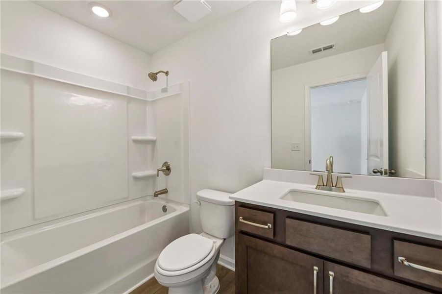 Furnished interior view inside a new home in The Estates at Casteel, Bethlehem (Image 8).