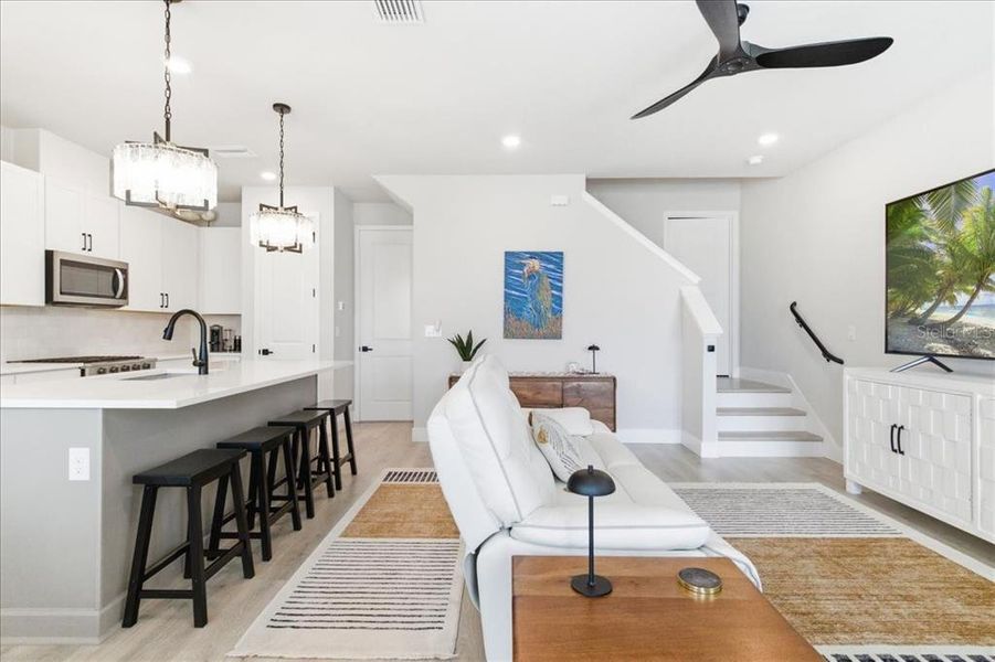 Furnished interior view inside a new home in , Sarasota (Image 17).