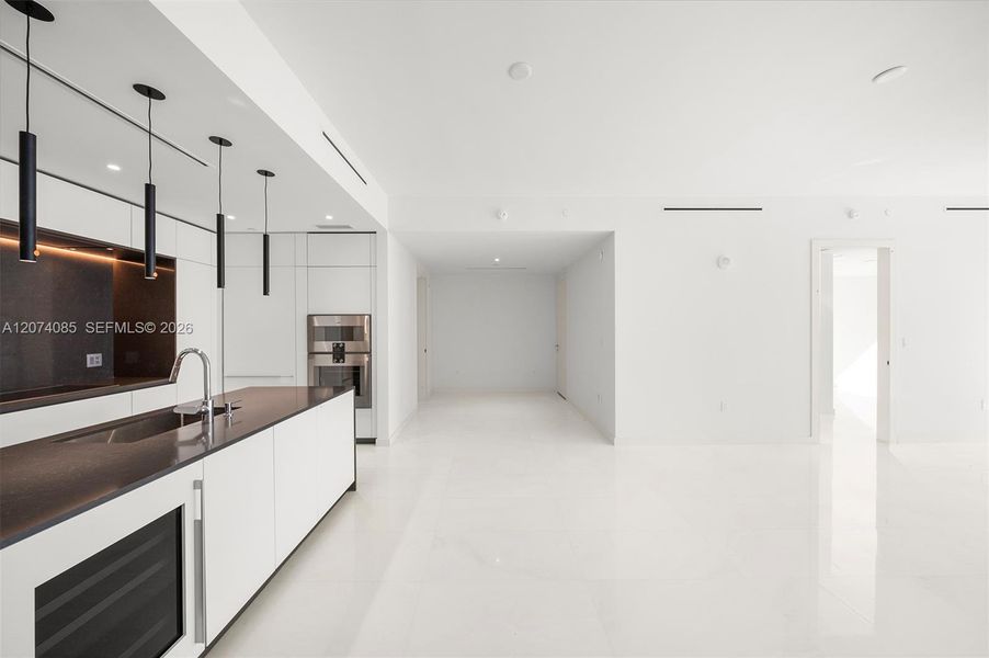 Furnished interior view inside a new home in , Miami (Image 8).