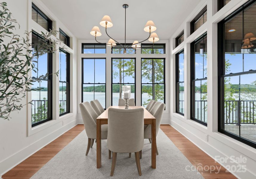 Furnished interior view inside a new home in , Norwood (Image 8).