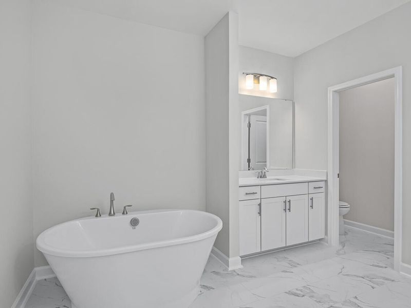 Furnished interior view inside a new home in Sage on North Main, Wake Forest (Image 9).