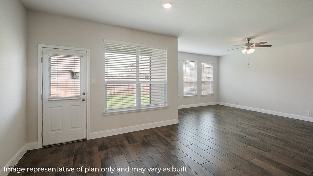 Representative unfurnished interior of a home built from the The Blanco by D.R. Horton in Steele Creek, Cibolo (Image 68).