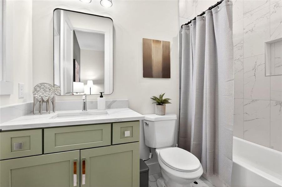 Furnished interior view inside a new home in , Decatur (Image 42).