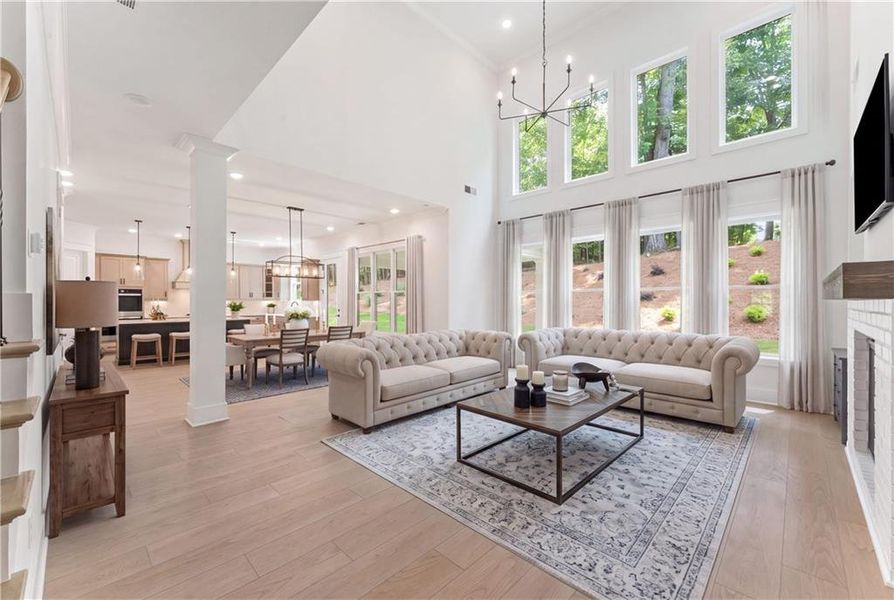 Furnished interior view inside a new home in Lanesborough, Marietta (Image 6).
