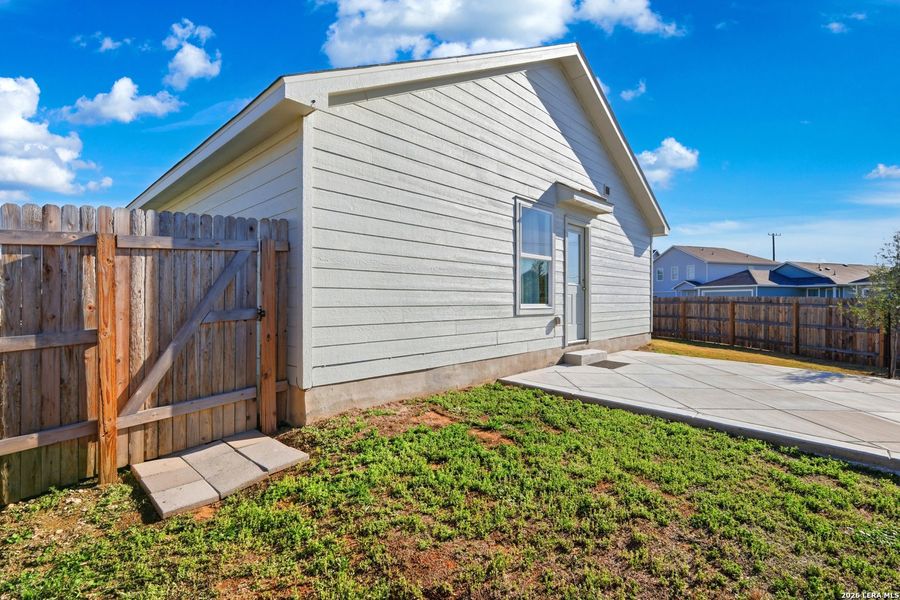 Exterior details and patio area of a home in Mission del Lago, San Antonio (Image 22). Exterior details and patio area of a home in Mission del Lago, San Antonio (Image 22).