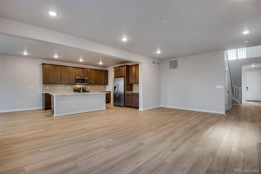 Furnished interior view inside a new home in Medley at Reunion Ridge, Commerce City (Image 5).