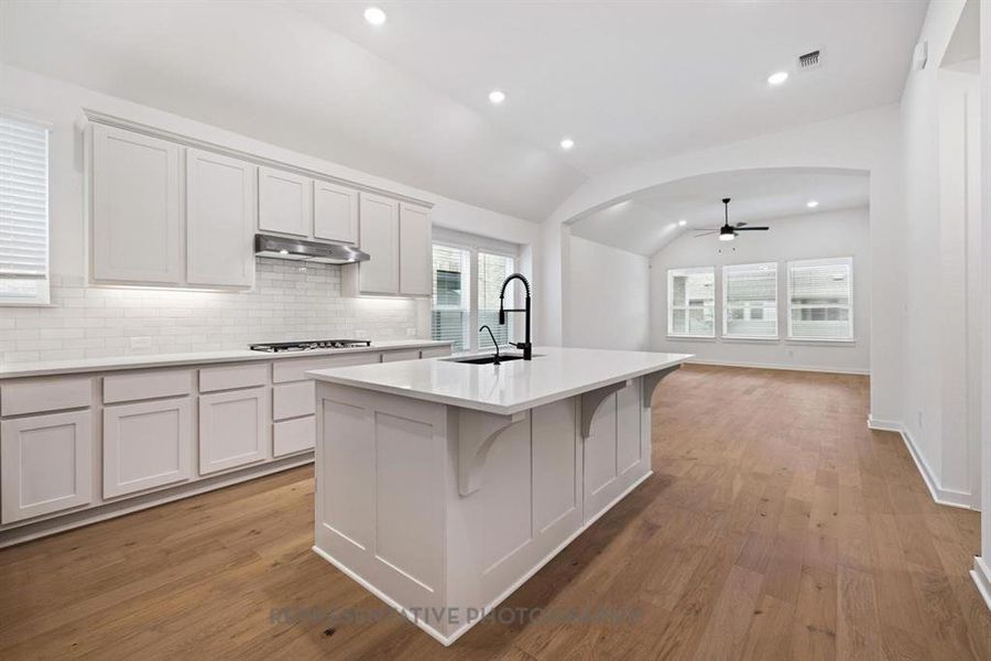 Furnished interior view inside a new home in Treeline, Justin (Image 9).