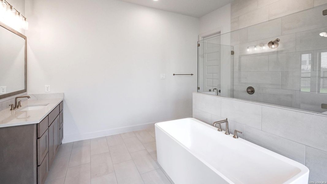 Furnished interior view inside a new home in Kinder Ranch, San Antonio (Image 12).