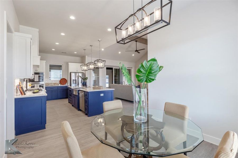 Furnished interior view inside a new home in , Abilene (Image 18).
