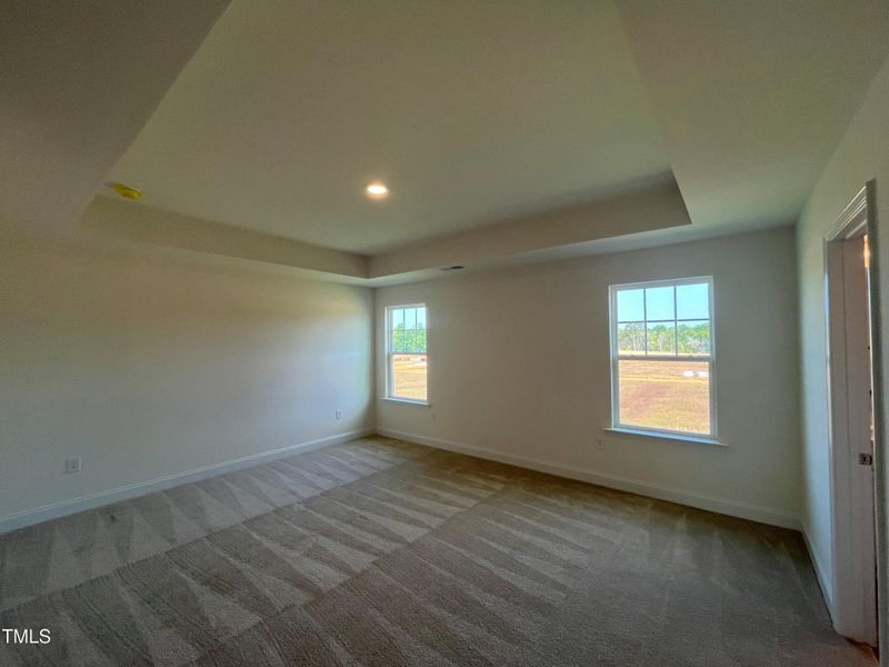 Primary Suite with Tray Ceiling