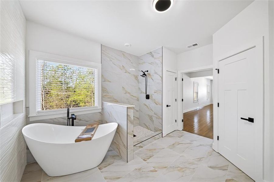 Furnished interior view inside a new home in Silvercrest Lakes, Acworth (Image 30).