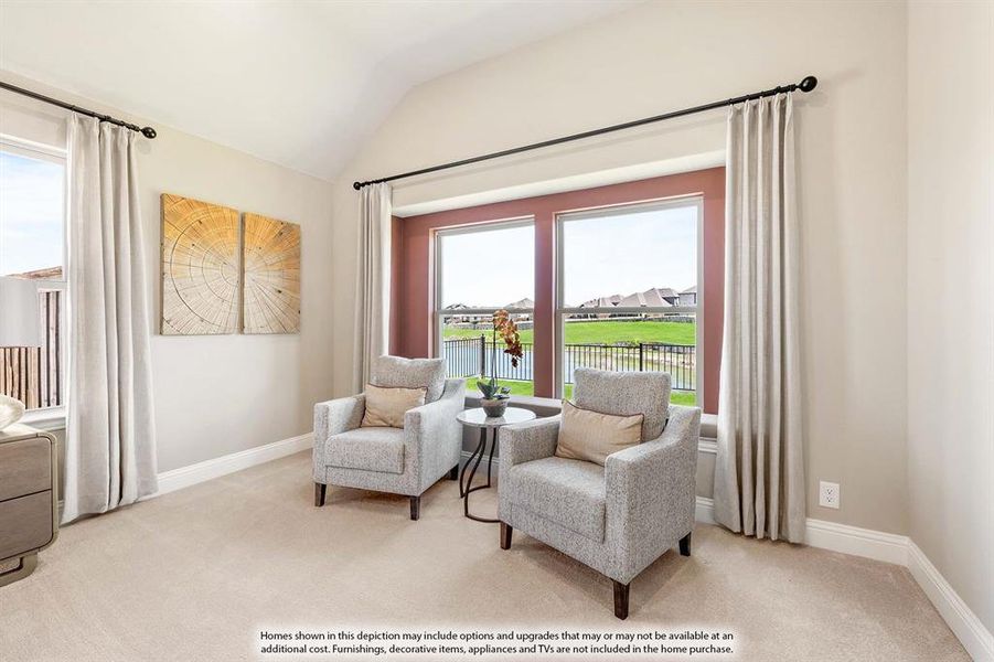 Furnished interior view inside a new home in El Dorado, Granbury (Image 24). Furnished interior view inside a new home in El Dorado, Granbury (Image 24).