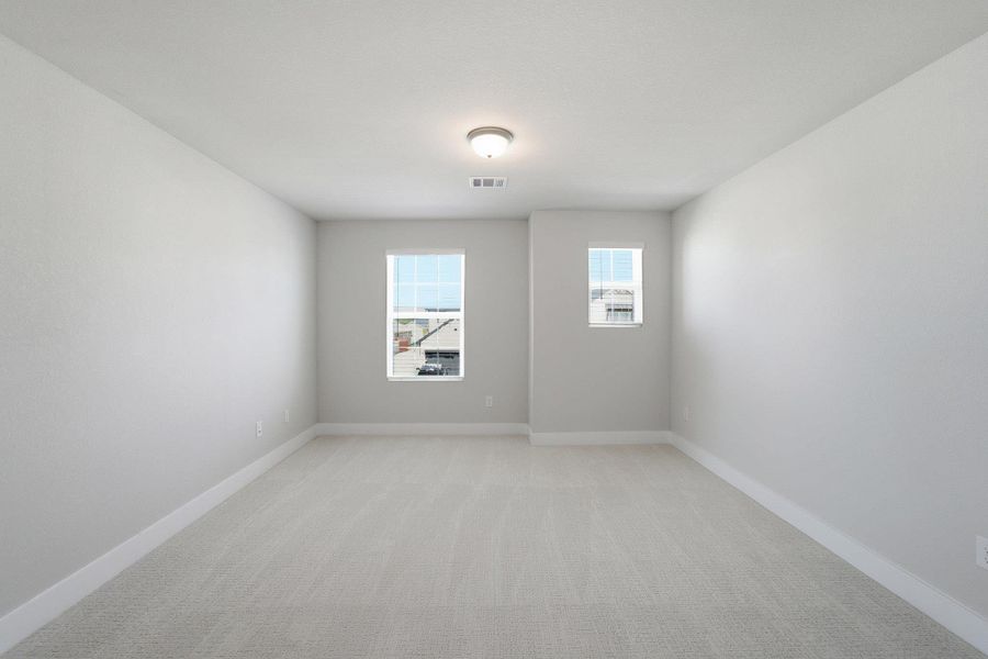 Spacious, unfurnished interior of a new home in Sunfield, Buda (Image 20). Spacious, unfurnished interior of a new home in Sunfield, Buda (Image 20).