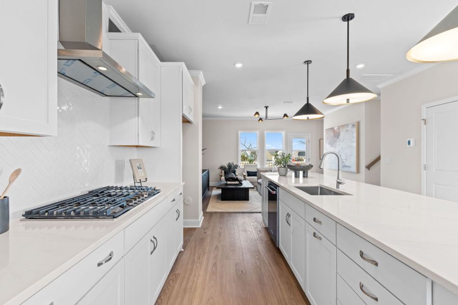 Representative furnished interior of a home built from the Joliet by Pulte Homes in Lakeside Townes at Riverlights, Wilmington (Image 40).