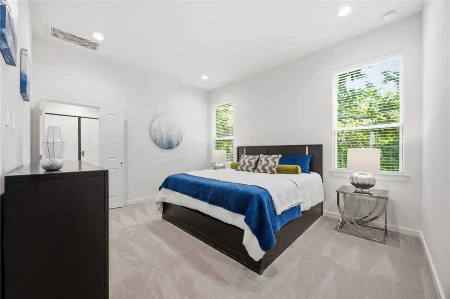 Furnished interior view inside a new home in Fulton Crossing, Houston (Image 16).