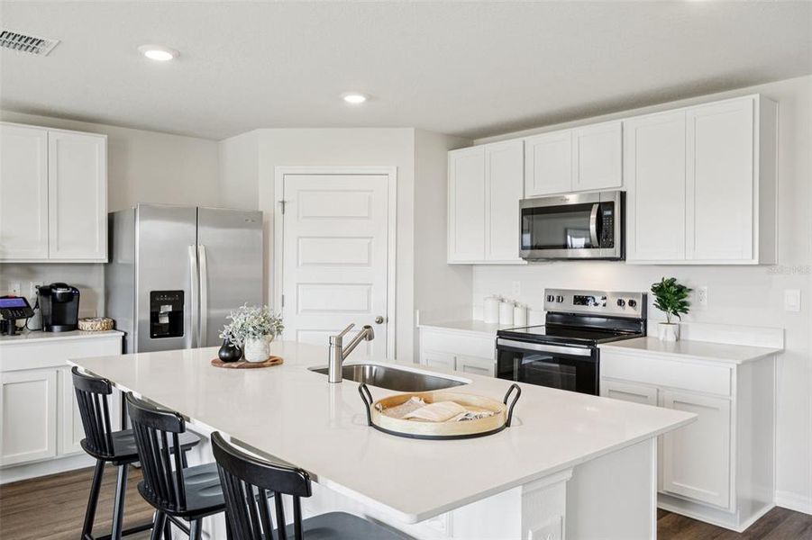 Furnished interior view inside a new home in Leoma's Landing, Lake Wales (Image 15).