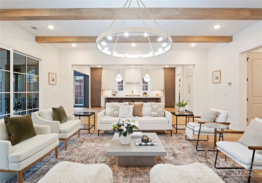 Furnished interior view inside a new home in , Charlotte (Image 40).