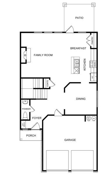 2D floor plan layout for the The Westfield by Direct Residential Communities in Fairview Lake, Conyers, GA (Image 3). 2D floor plan layout for the The Westfield by Direct Residential Communities in Fairview Lake, Conyers, GA (Image 3).