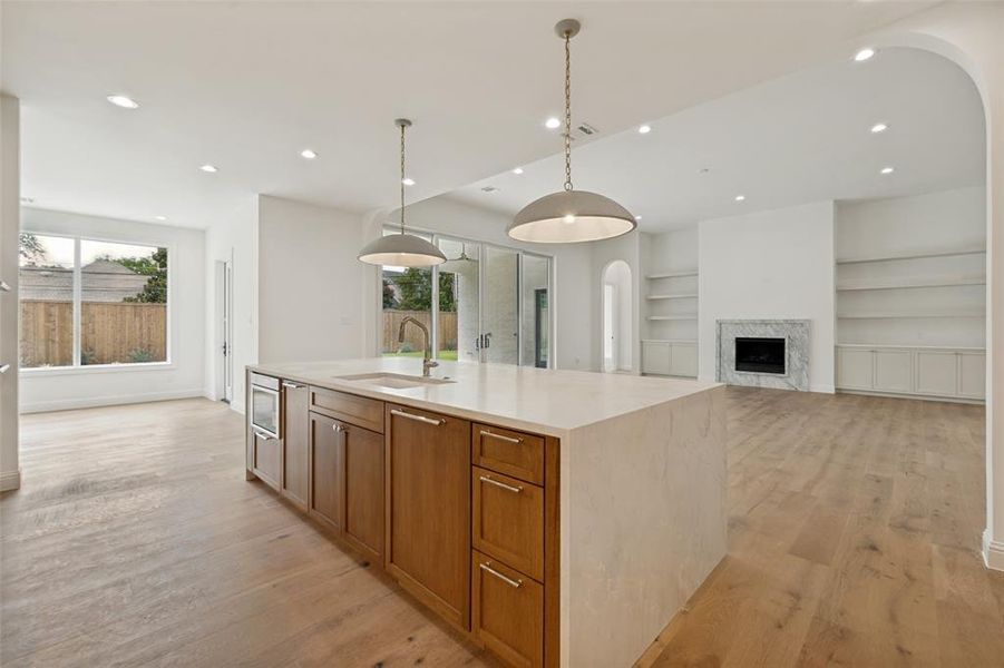 Furnished interior view inside a new home in , Dallas (Image 10).