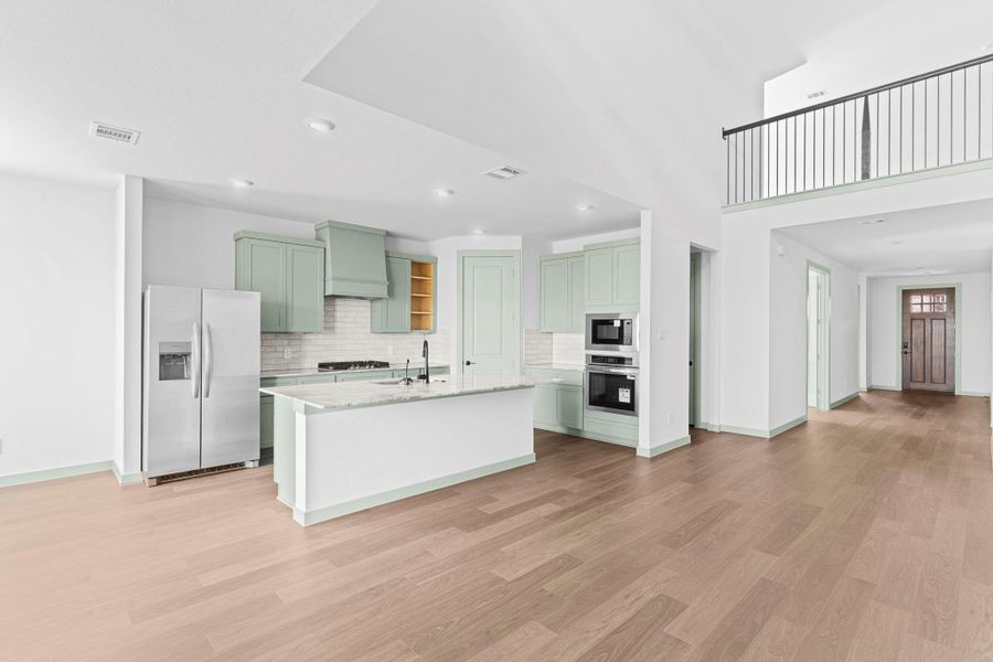 Furnished interior view inside a new home in Westland Ranch 50' Homesites, League City (Image 18).