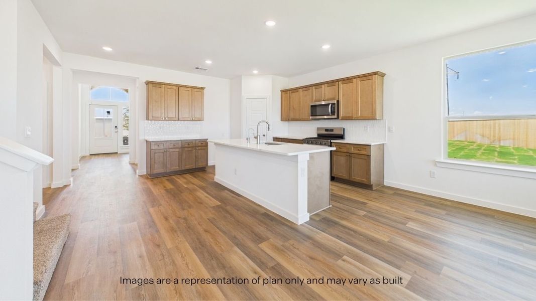 Furnished interior view inside a new home in Viridian, Lubbock (Image 7).