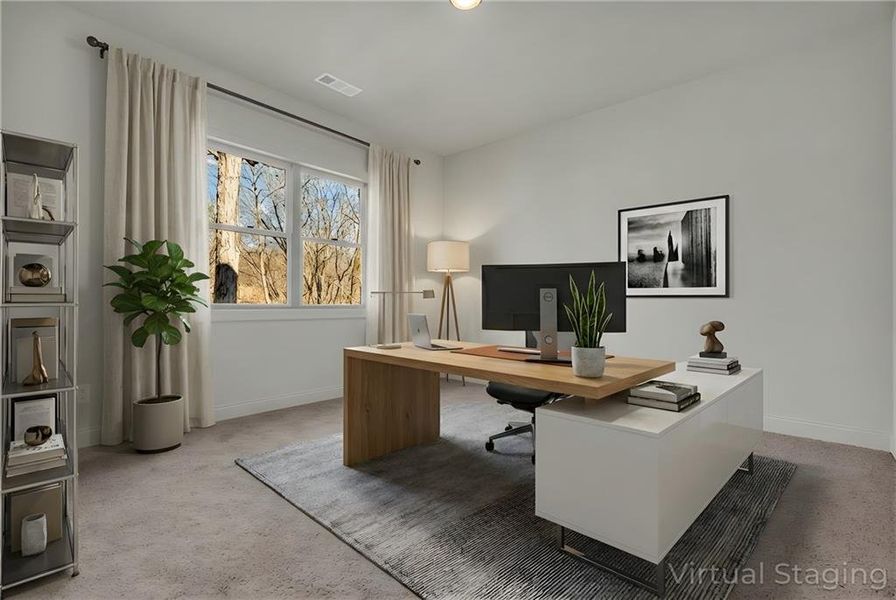 Furnished interior view inside a new home in , Gainesville (Image 22).