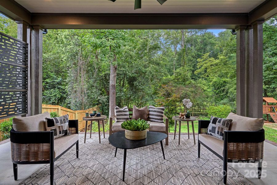 Furnished interior view inside a new home in , Charlotte (Image 3).