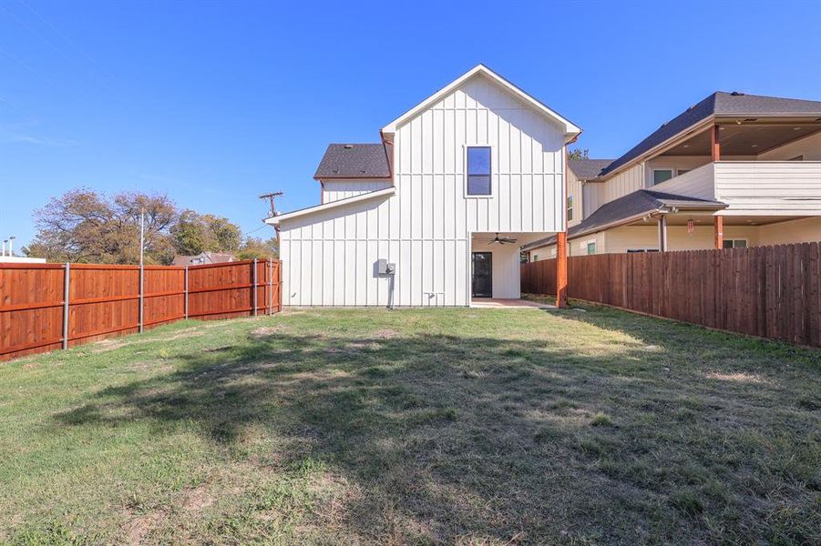 Exterior details and patio area of a home in , Fort Worth (Image 26).