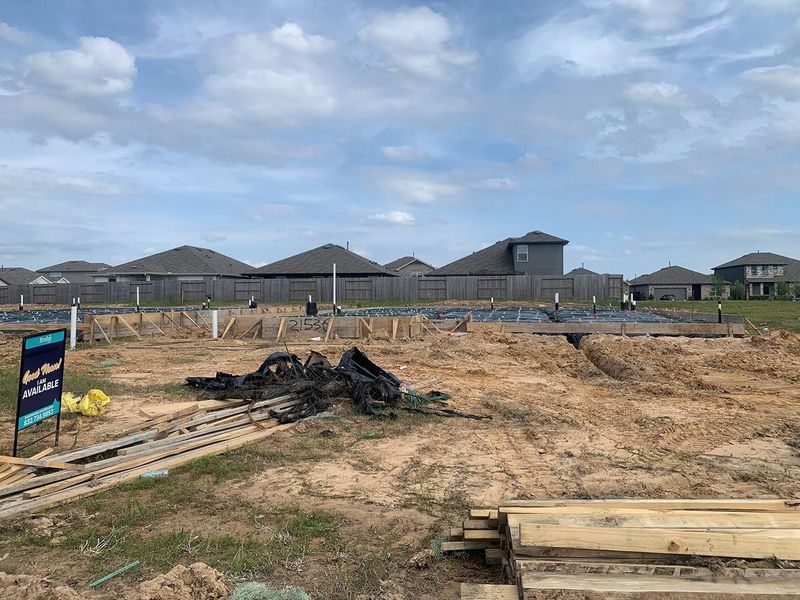 Site preparation for new homesites in Harrington Trails, New Caney (Image 5).