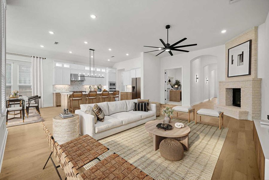 Family Room/Dining Room/Kitchen