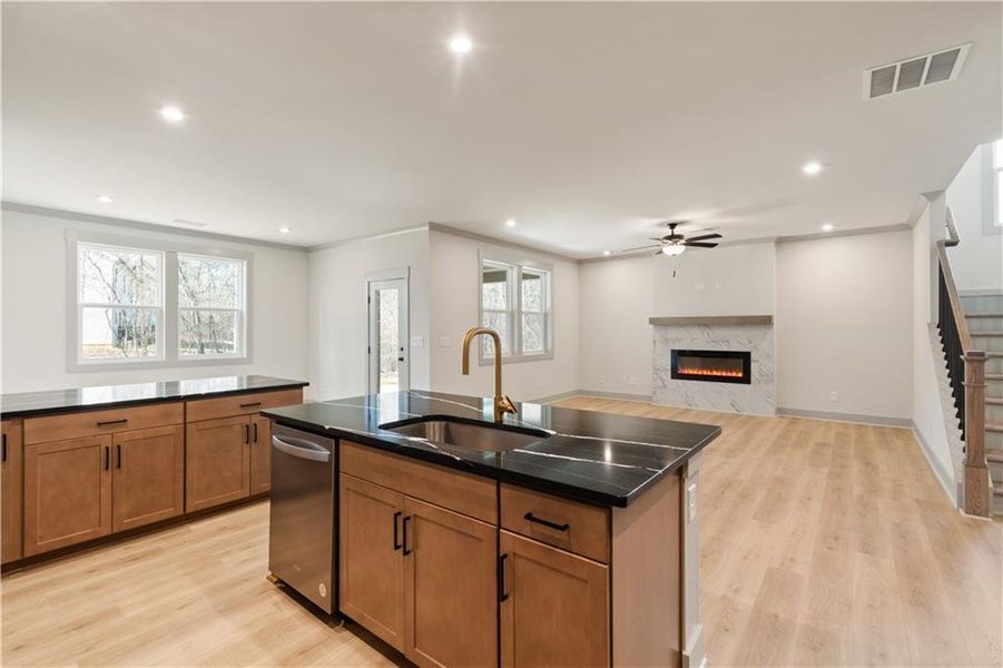 Furnished interior view inside a new home in Cambridge at Steels Bridge, Canton (Image 8). Furnished interior view inside a new home in Cambridge at Steels Bridge, Canton (Image 8).