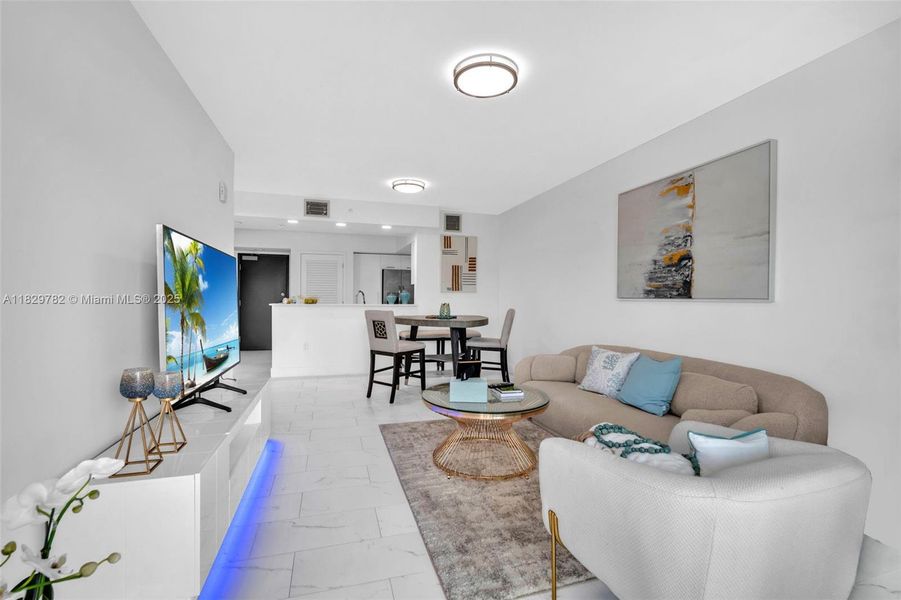 Furnished interior view inside a new home in , Hollywood (Image 12).