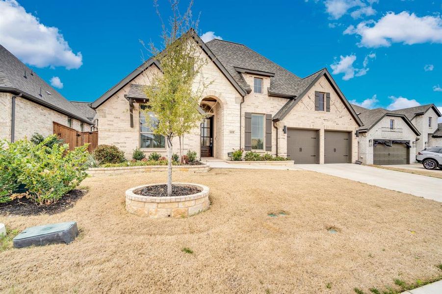 Front exterior of a new home in Bridgewater, Midlothian, TX, highlighting curb appeal (Image 18).