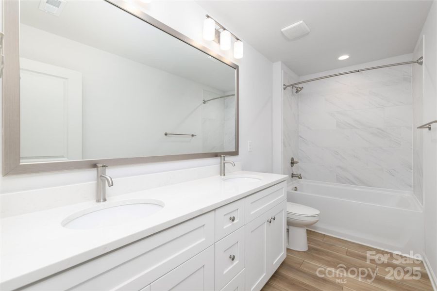 Furnished interior view inside a new home in Northway at Echo Glen, Charlotte (Image 9).