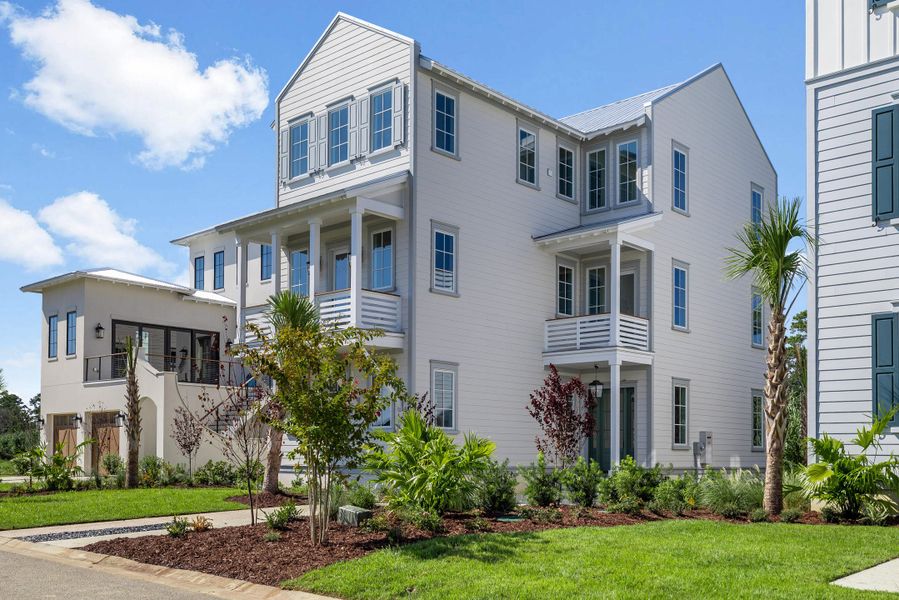 Front exterior of a new home in , Georgetown, SC, highlighting curb appeal (Image 32). Front exterior of a new home in , Georgetown, SC, highlighting curb appeal (Image 32).