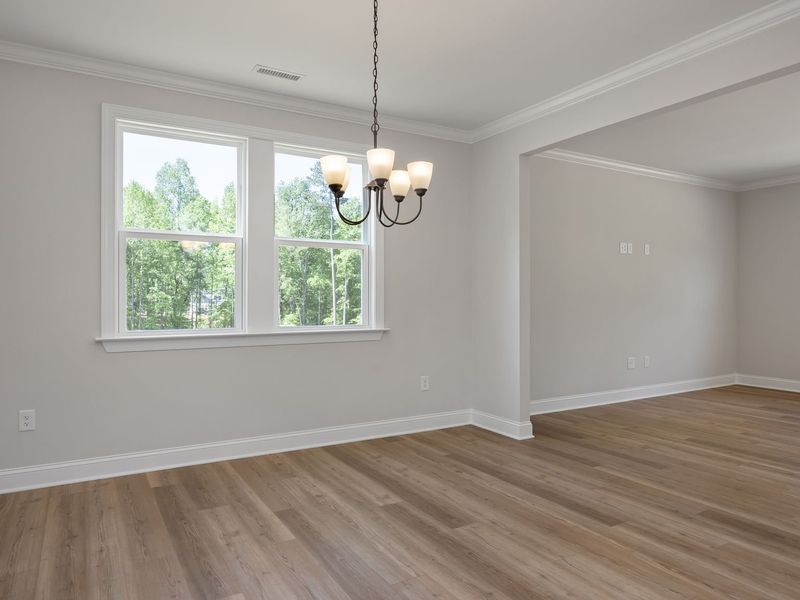 Representative unfurnished interior of a home built from the The Beech by Davidson Homes LLC in Wendell Ridge, Wendell (Image 39).