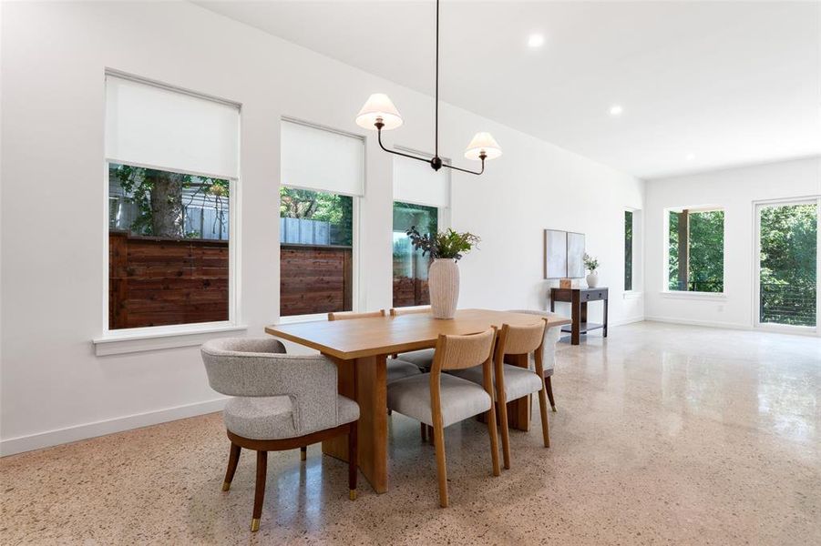 Furnished interior view inside a new home in , River Oaks (Image 14).