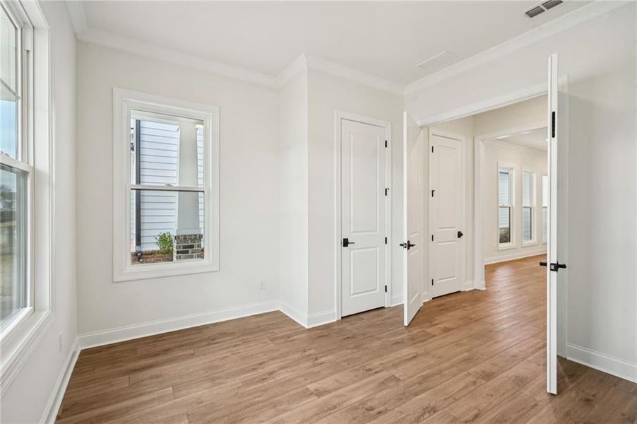 Spacious, unfurnished interior of a new home in Promenade at Sawnee Village, Cumming (Image 15).