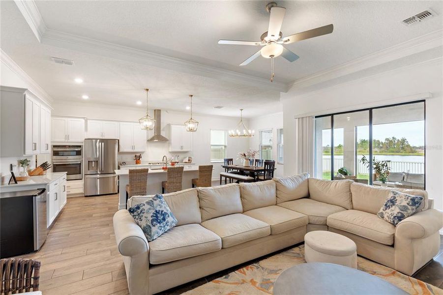 Furnished interior view inside a new home in , Land O' Lakes (Image 19).