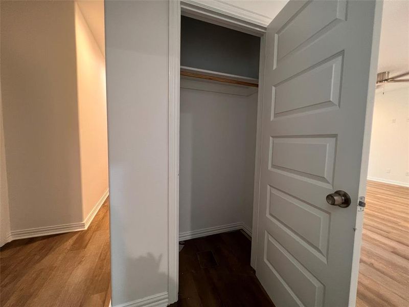 Plenty of storage around the house. Plenty of storage around the house.