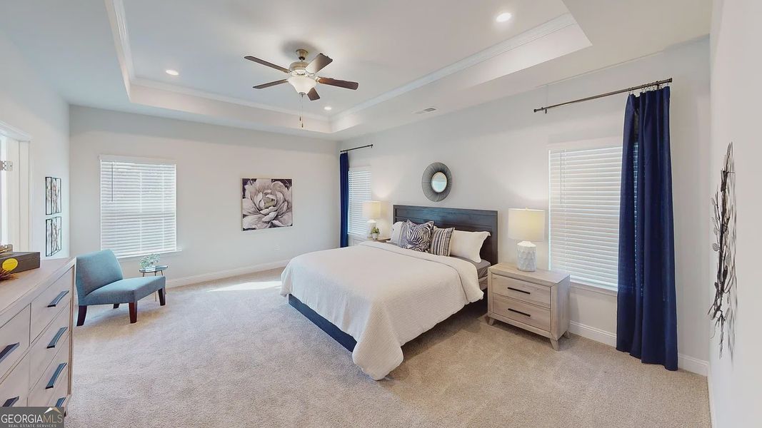 Furnished interior view inside a new home in The Abberley., Macon (Image 19).