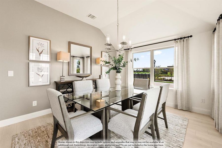 Furnished interior view inside a new home in Abe's Landing, Granbury (Image 4).