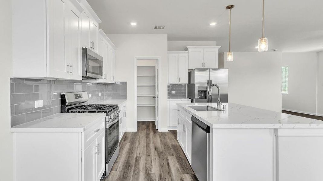 Furnished interior view inside a new home in Aldine Pines, Houston (Image 18).