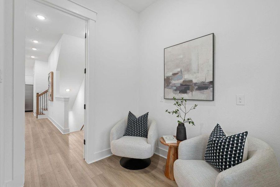 Furnished interior view inside a new home in , Houston (Image 16).