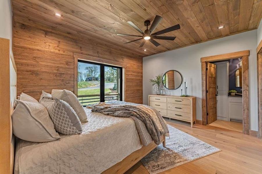 Furnished interior view inside a new home in , Blue Ridge (Image 8).