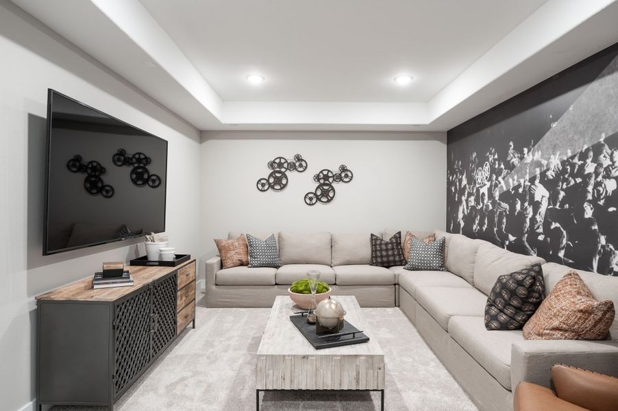 Furnished interior view inside a new home in The Orchard At Pecan Ridge, Fulshear (Image 29).