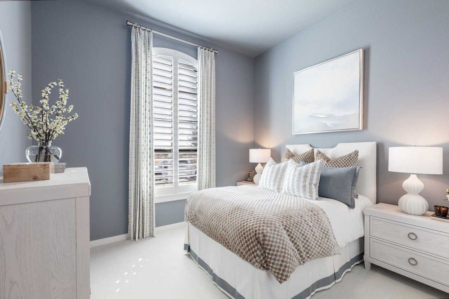 Representative Secondary Bedroom - some options shown