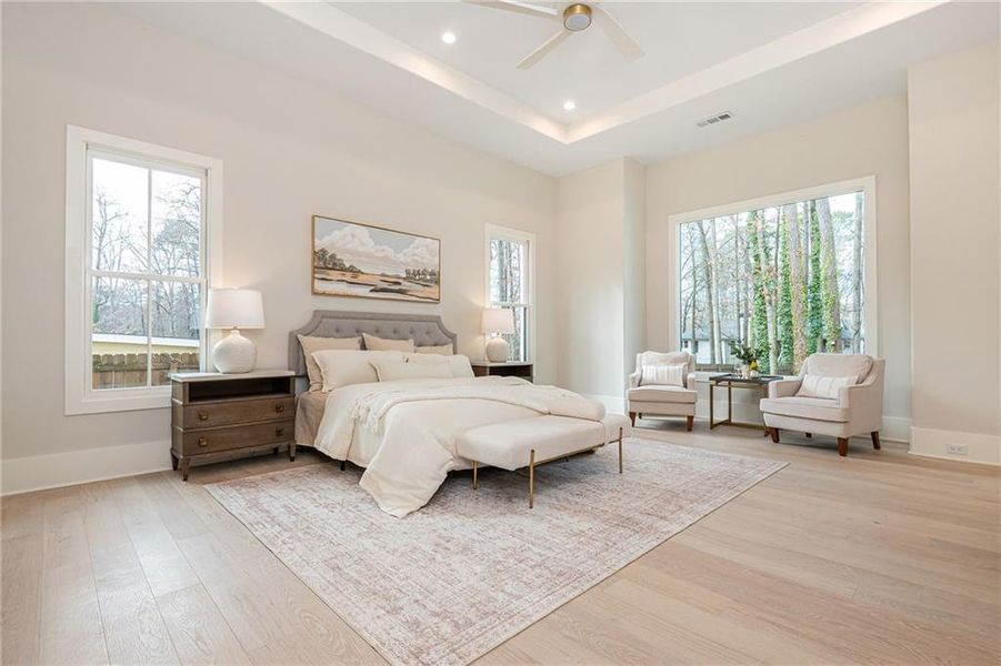 Furnished interior view inside a new home in , Alpharetta (Image 13).