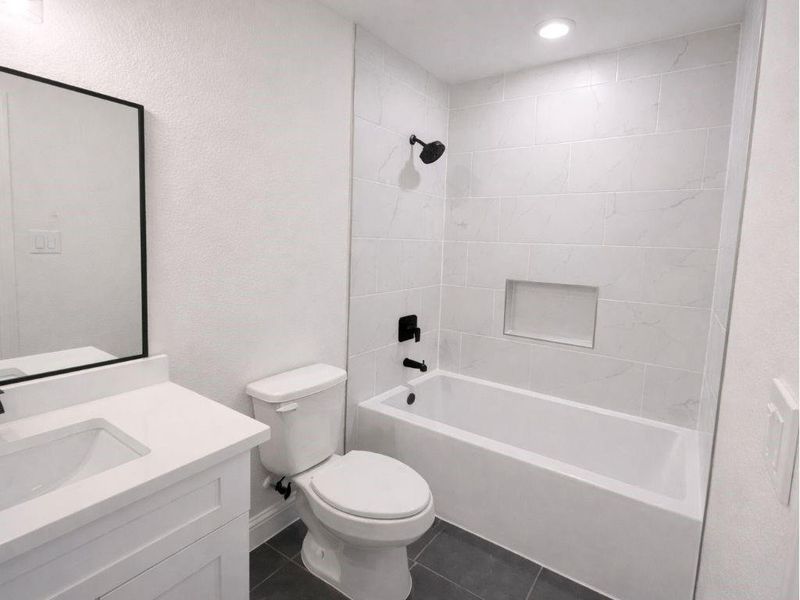 Furnished interior view inside a new home in Hill & Dale Ranch, Splendora (Image 3). Furnished interior view inside a new home in Hill & Dale Ranch, Splendora (Image 3).